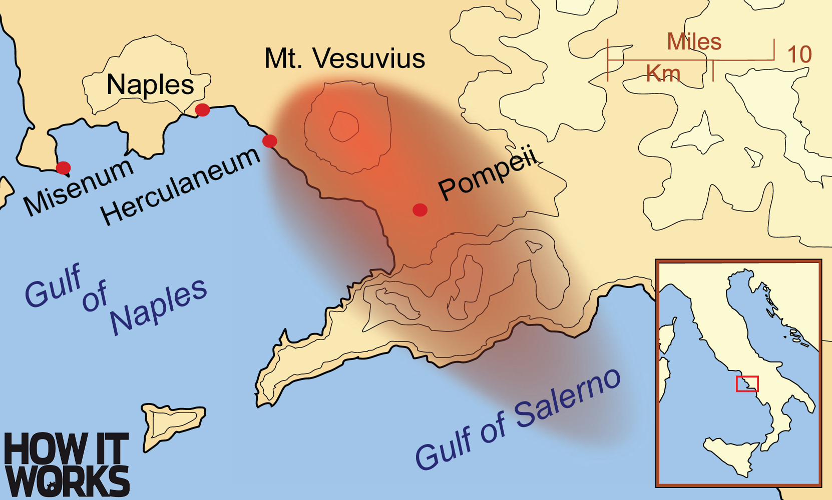 How Vesuvius Destroyed Pompeii How It Works   Vesuvious Eruption 